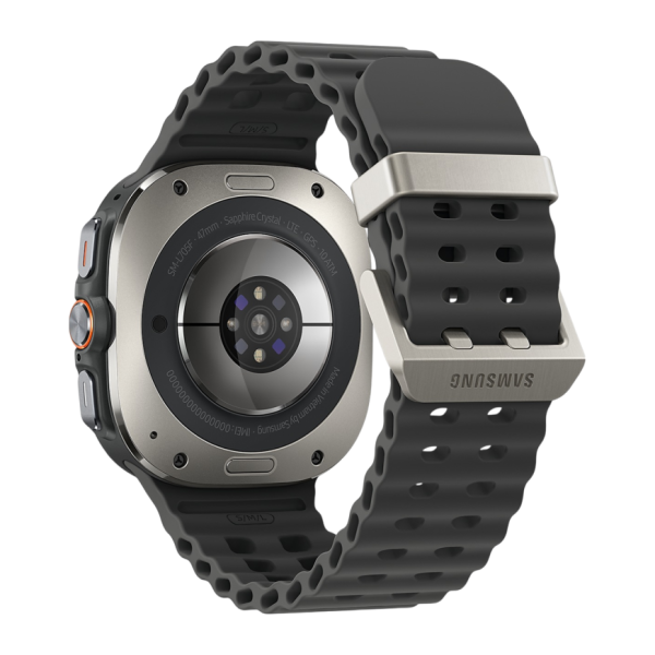 Умные часы Samsung Galaxy Watch Ultra 47мм, ремешок Marine (Titanium Silver, 2025)